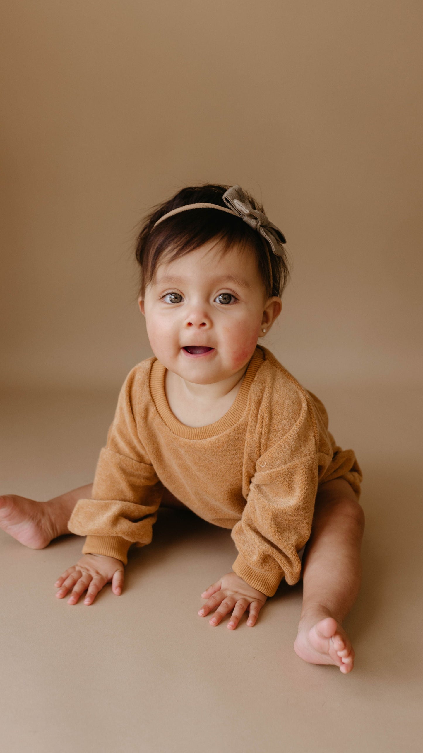 Sugar Almond | Terry Romper