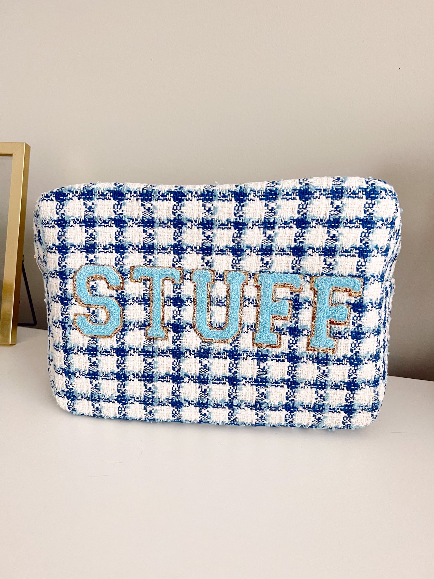 Stuff XL Bag - Royal Blue Plaid