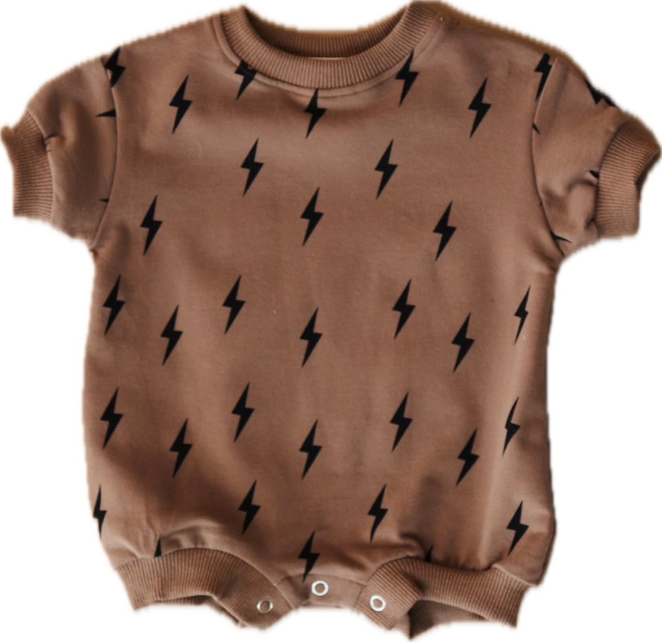 Lightning Bolt | Short Sleeve Romper