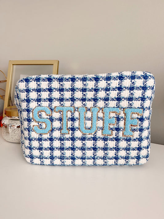 Stuff XL Bag - Royal Blue Plaid