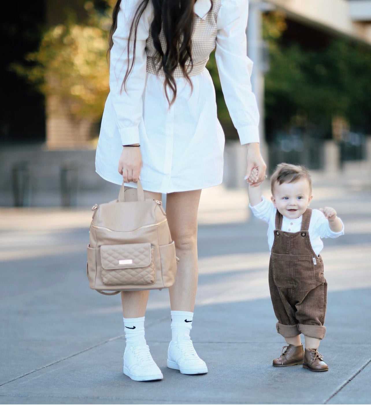 Petit Monaco Diaper Bag | Latte