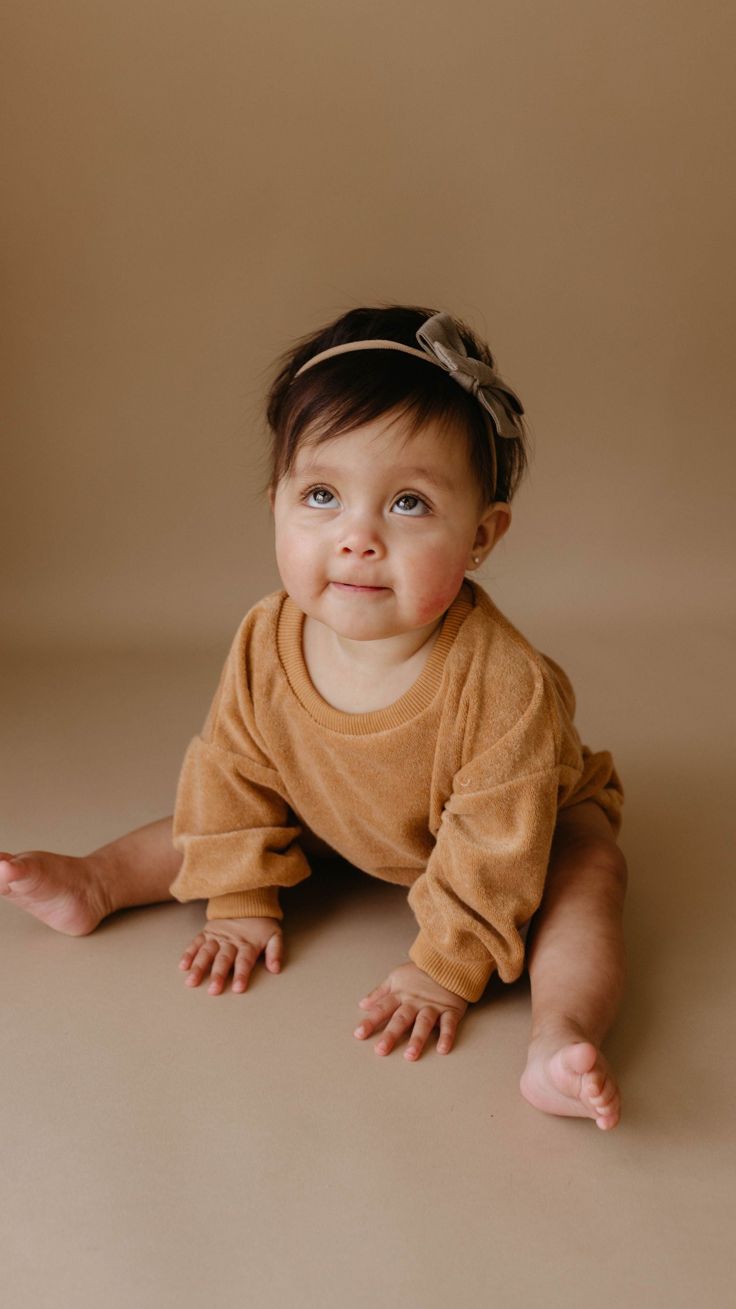 Sugar Almond | Terry Romper