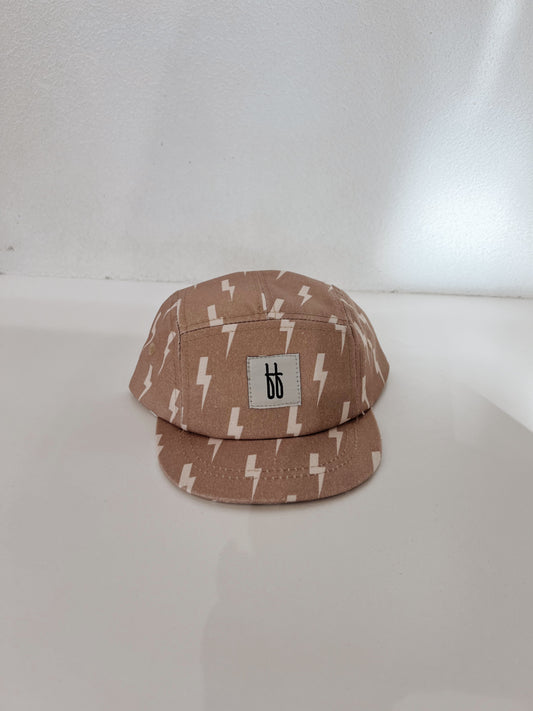 Tan & Cream Lightning Bolt  | Snap Back