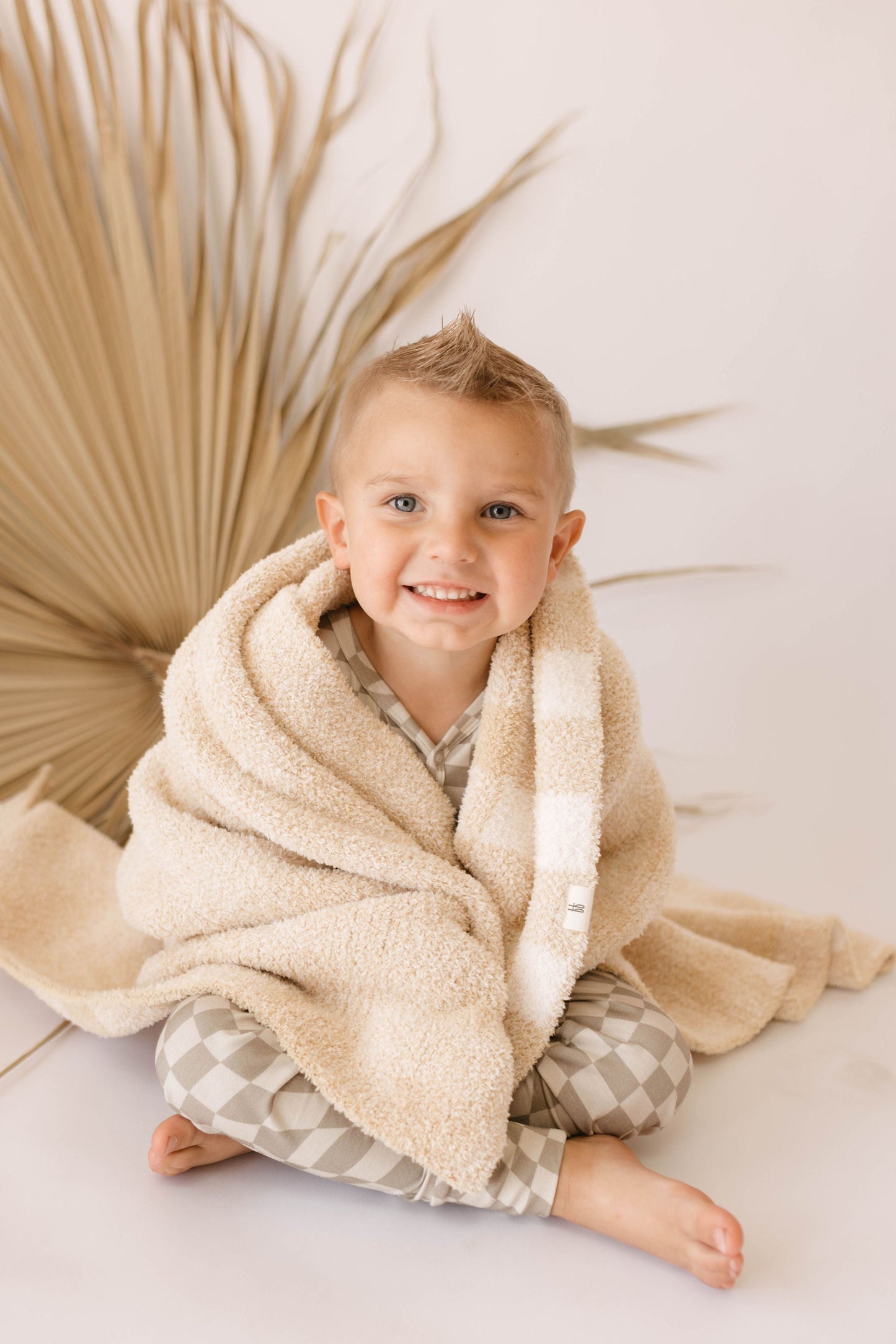 Goldie Gingham | Plush Blanket