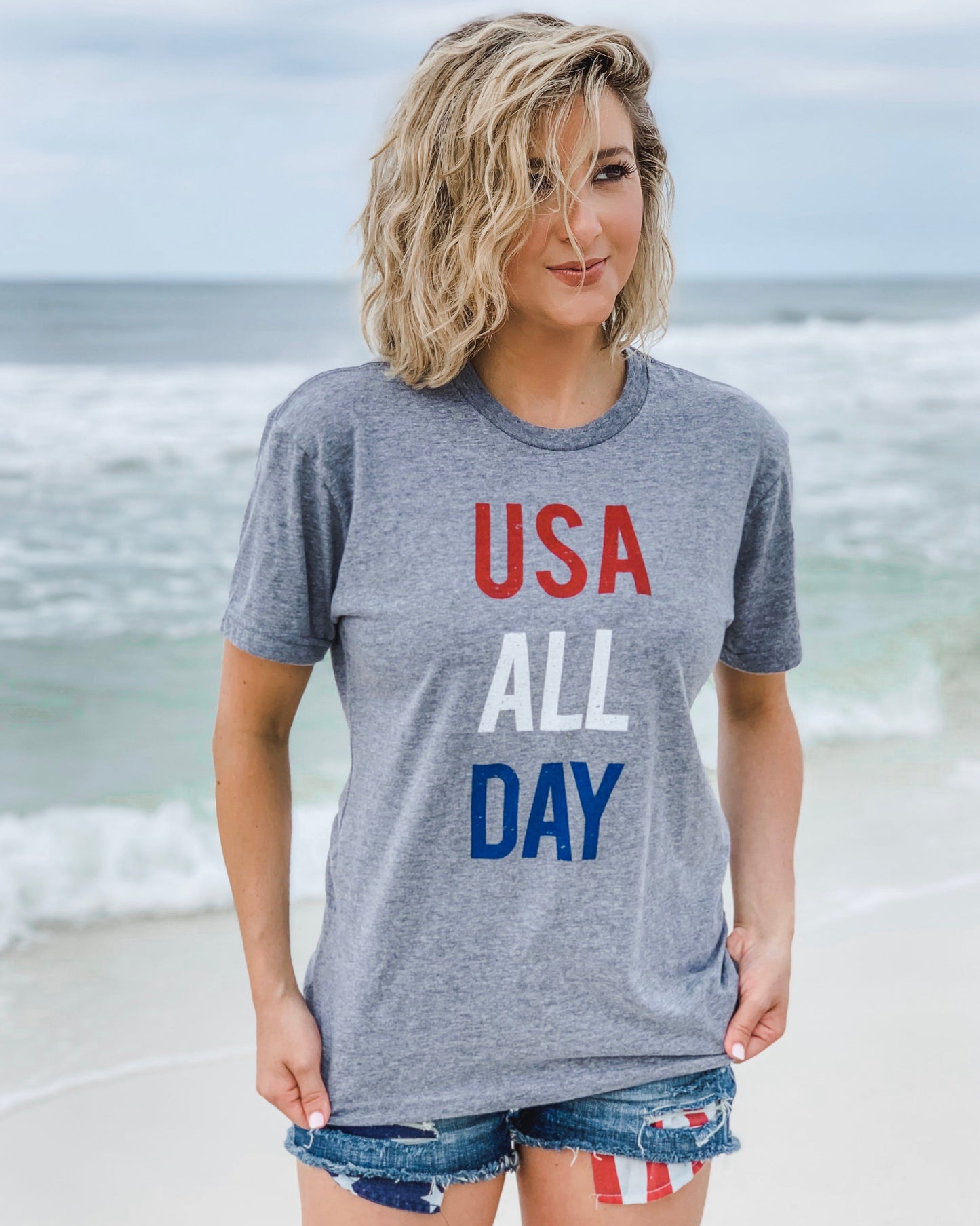USA All Day Unisex Tee