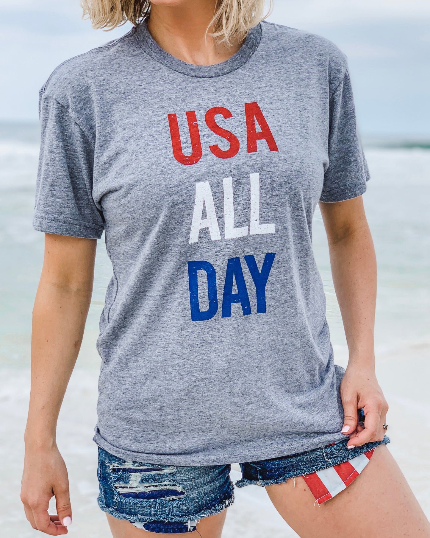 USA All Day Unisex Tee