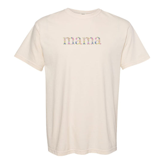 'Floral Mama' Comfort Colors T-Shirt