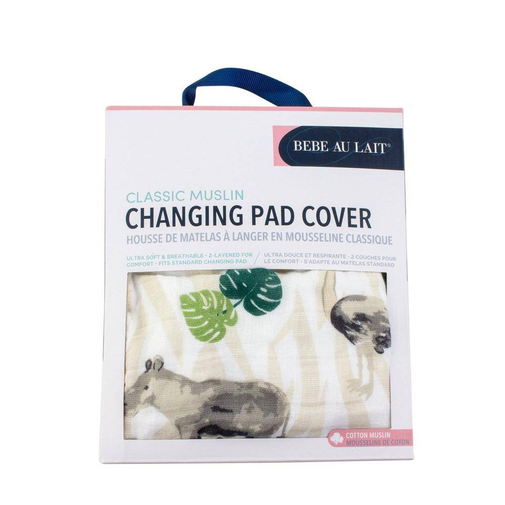 Jungle Classic Muslin Changing Pad Cover