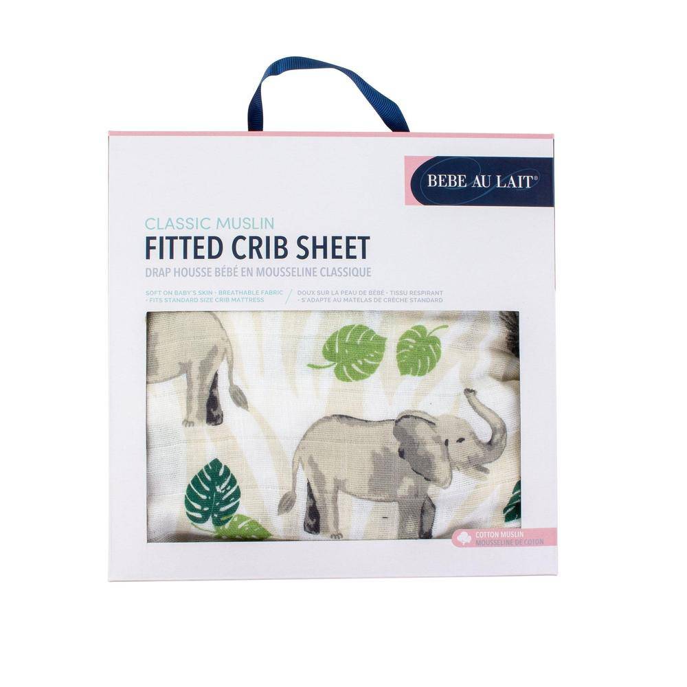 Jungle Classic Muslin Crib Sheet