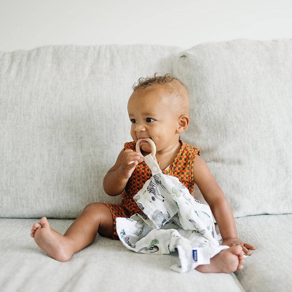 Jungle Classic Muslin Teether Blanket