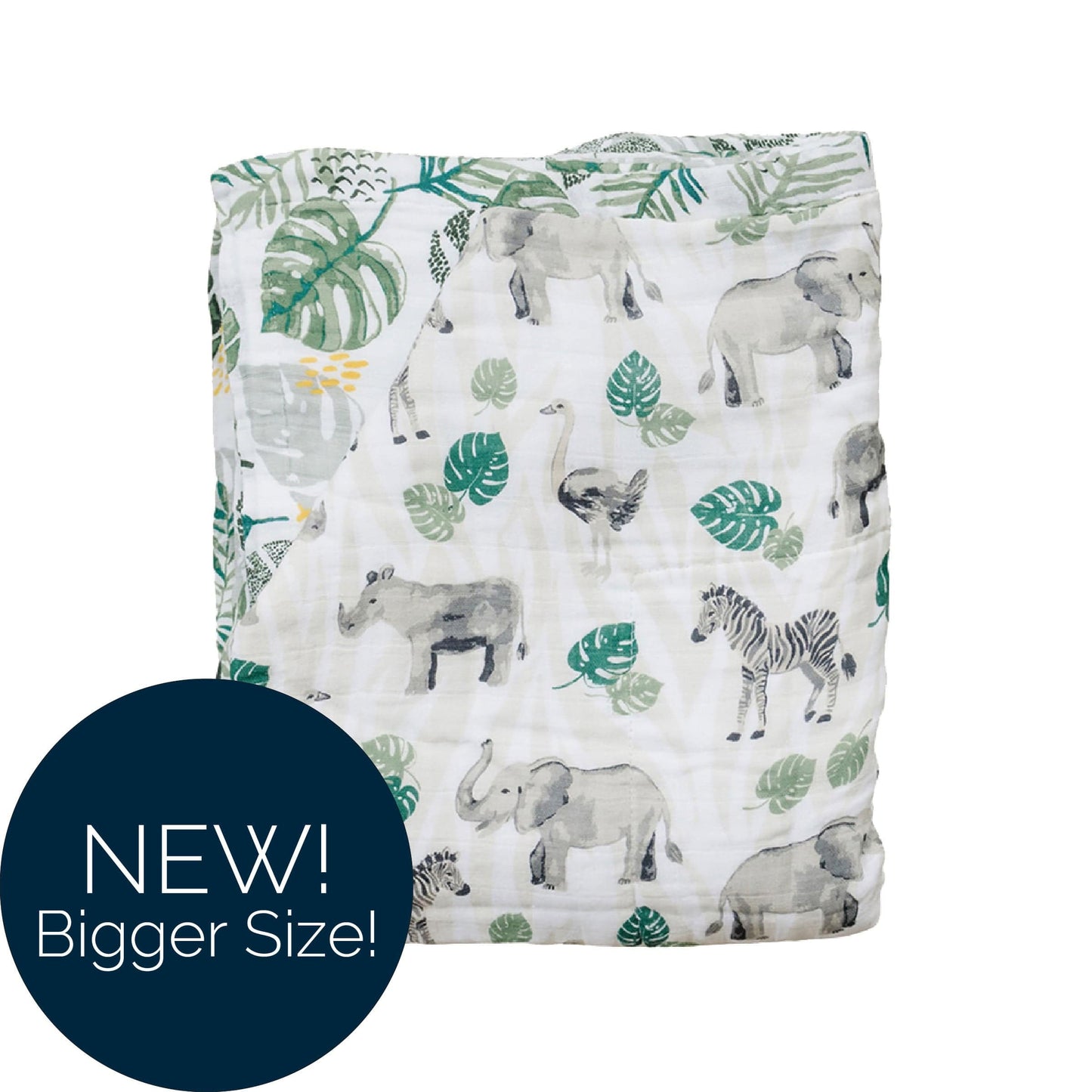 Jungle + Rainforest Classic Muslin Super Snuggle Blanket