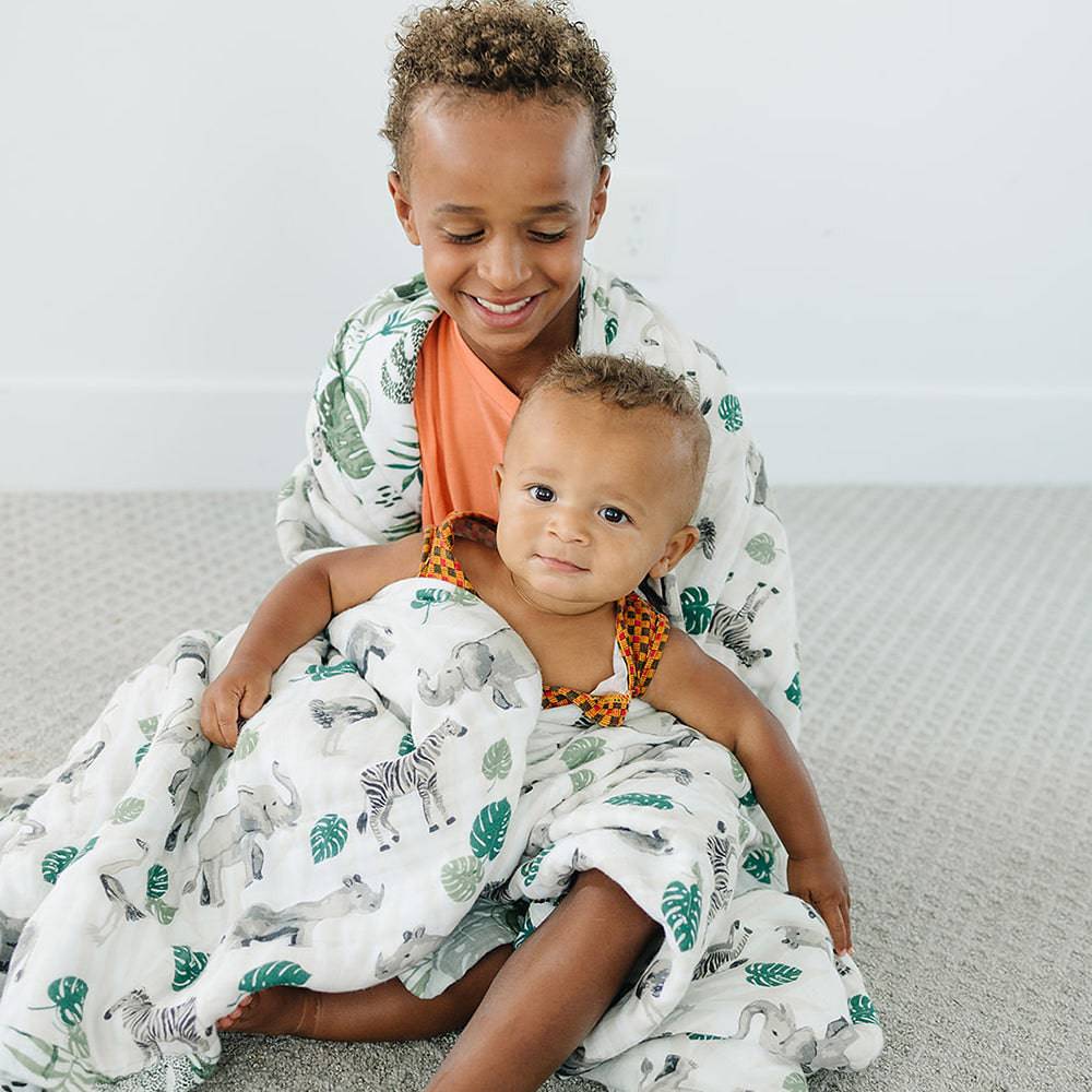 Jungle + Rainforest Classic Muslin Super Snuggle Blanket