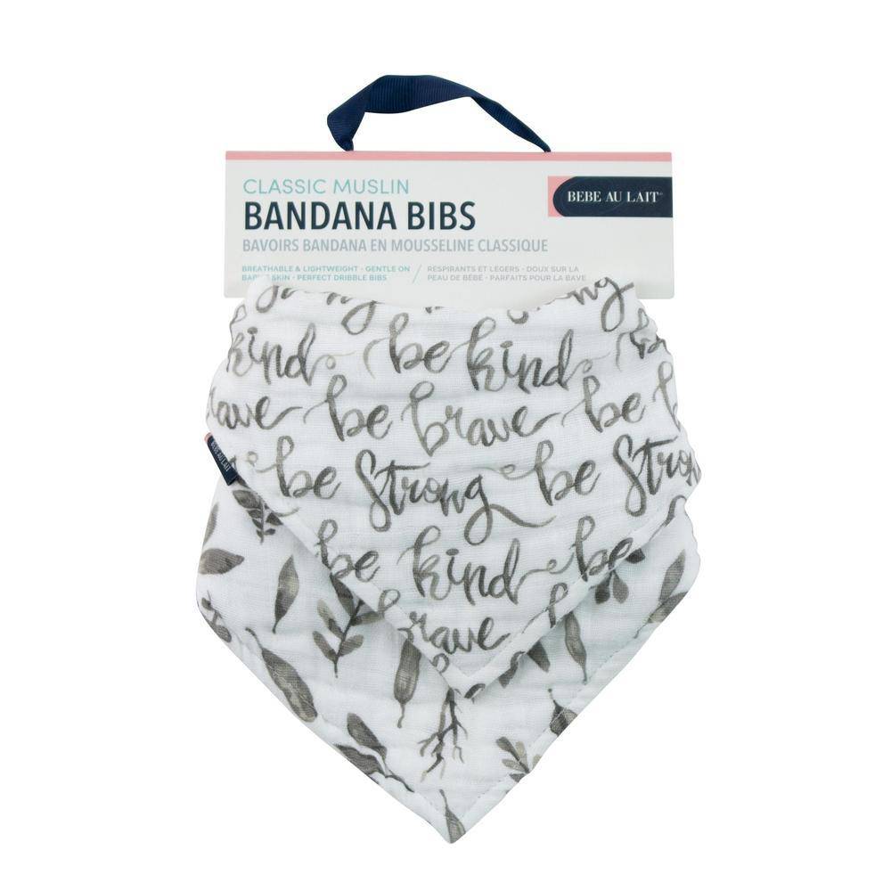 Just Be + Leaves Bandana Bib Set