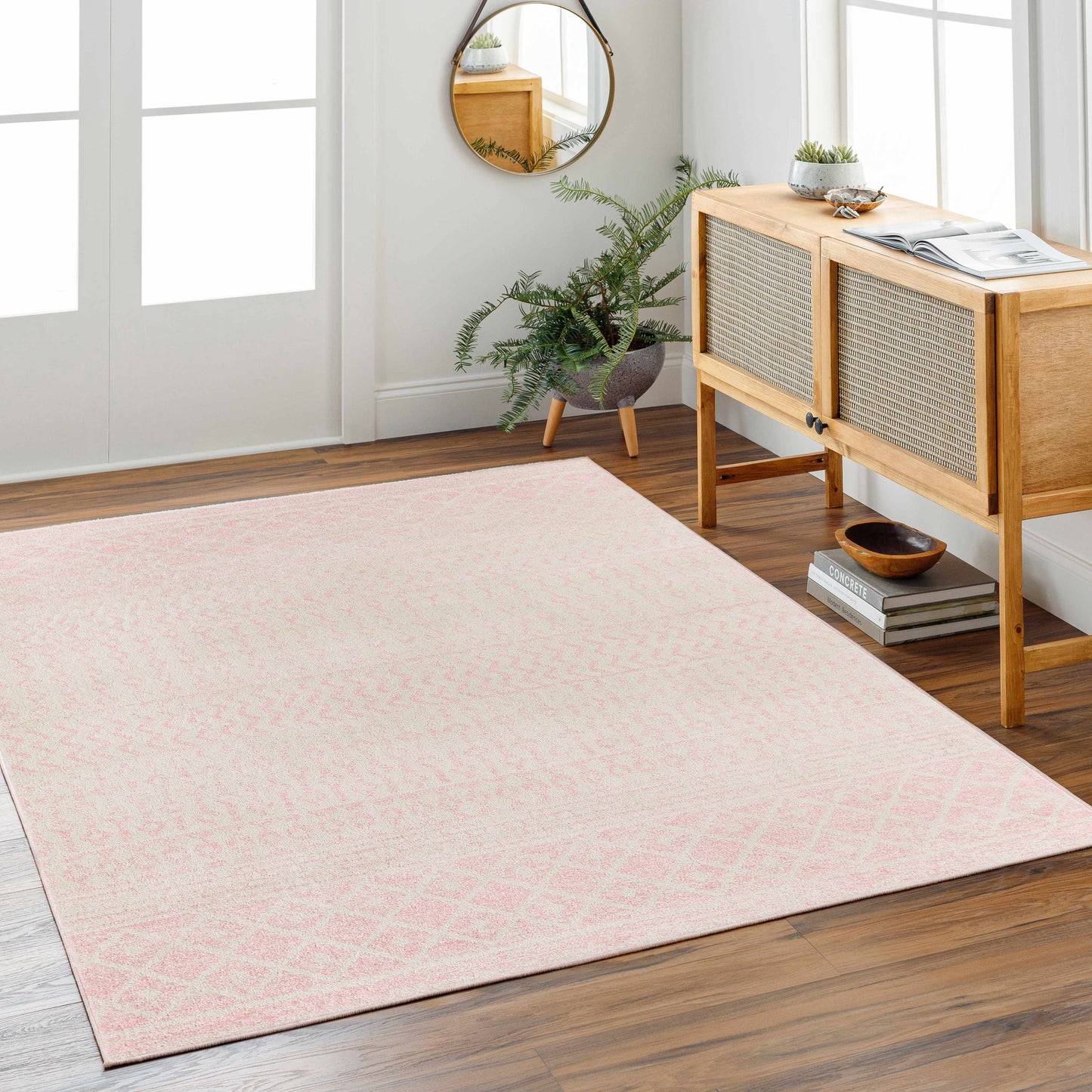 Constantin Blush Area Rug