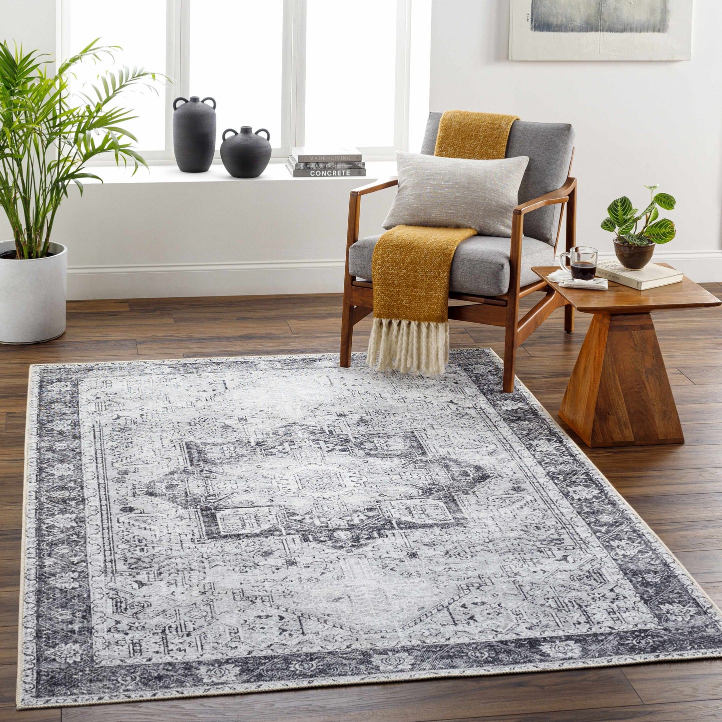 Kyan Washable Area Rug - Clearance