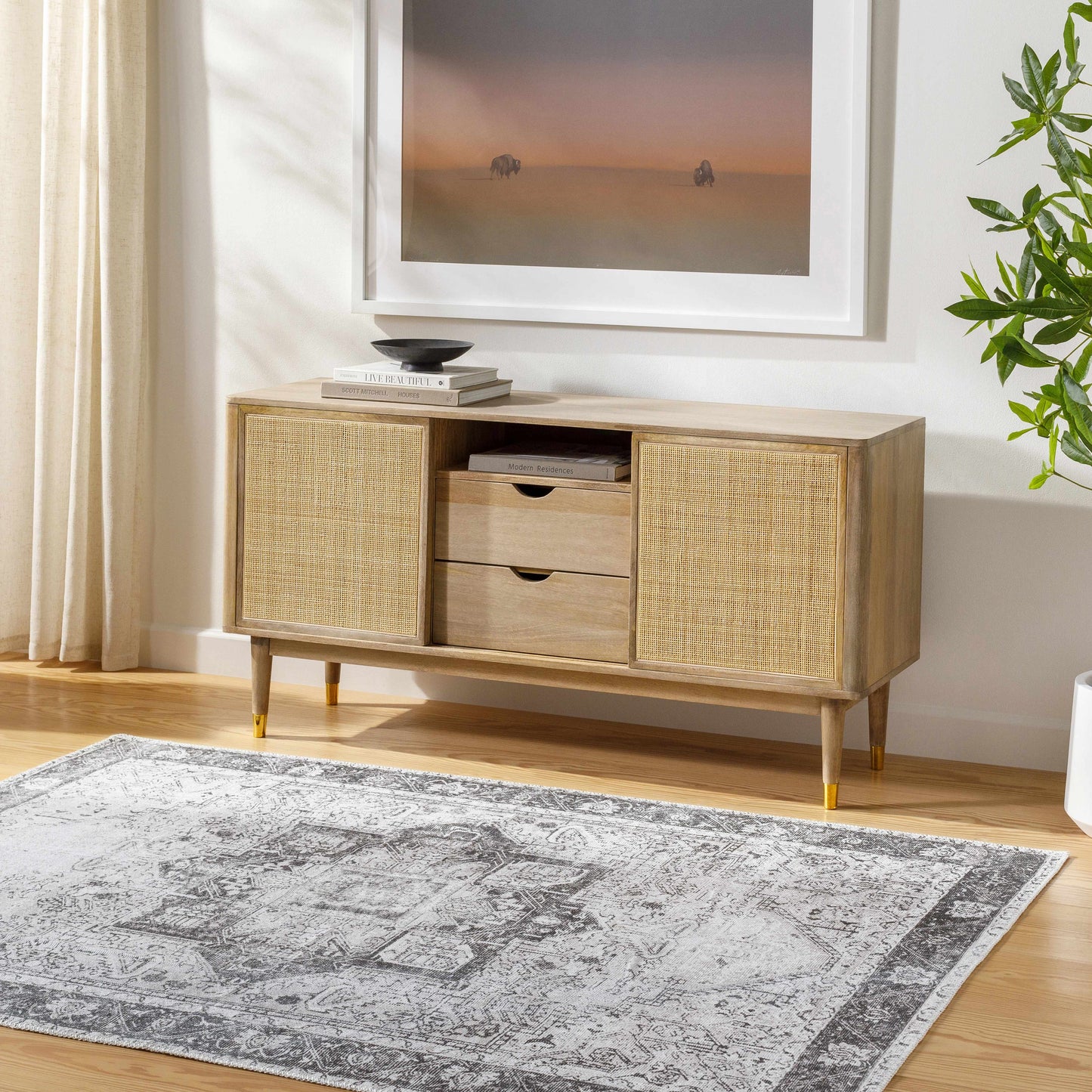 Kyan Washable Area Rug - Clearance