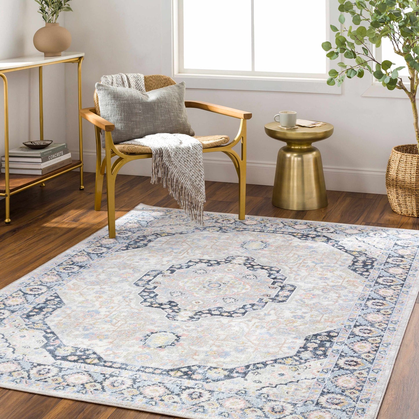 Kyra Washable Area Rug - Clearance