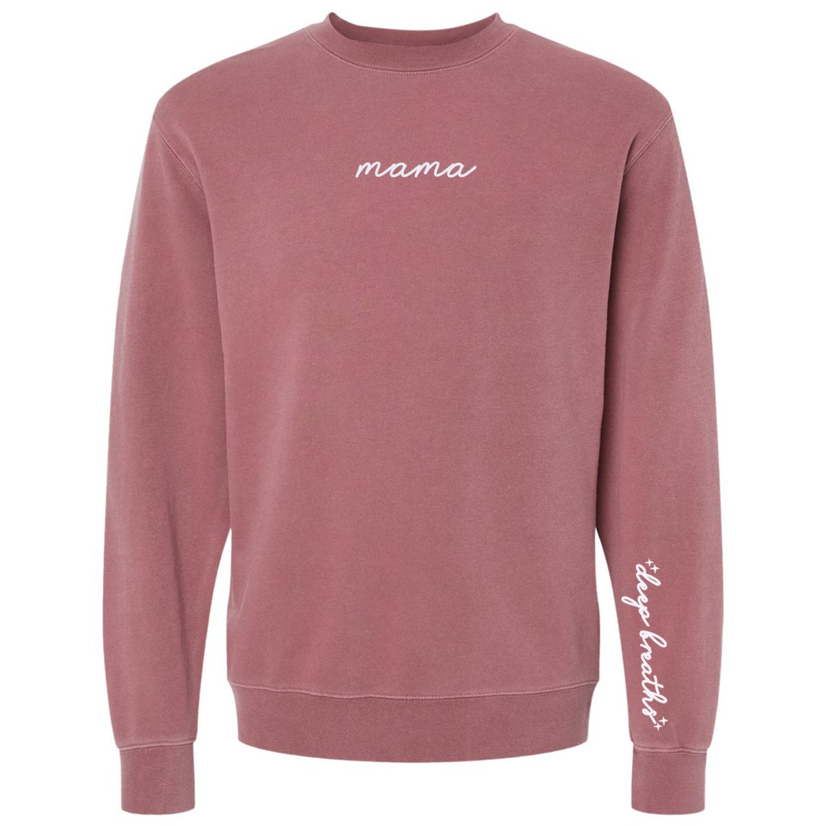 Mama 'Deep Breaths Reminder' Cozy Crew