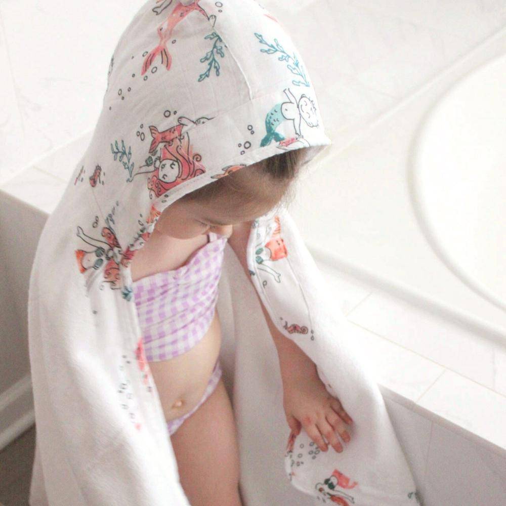 Mermaid Toddler Hooded Towel