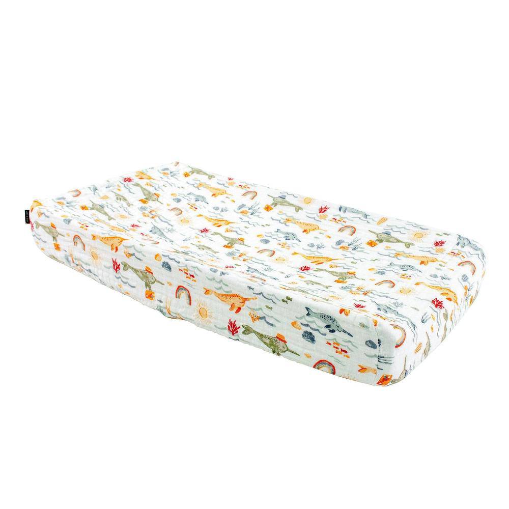 Narwhal Changing Pad Cover