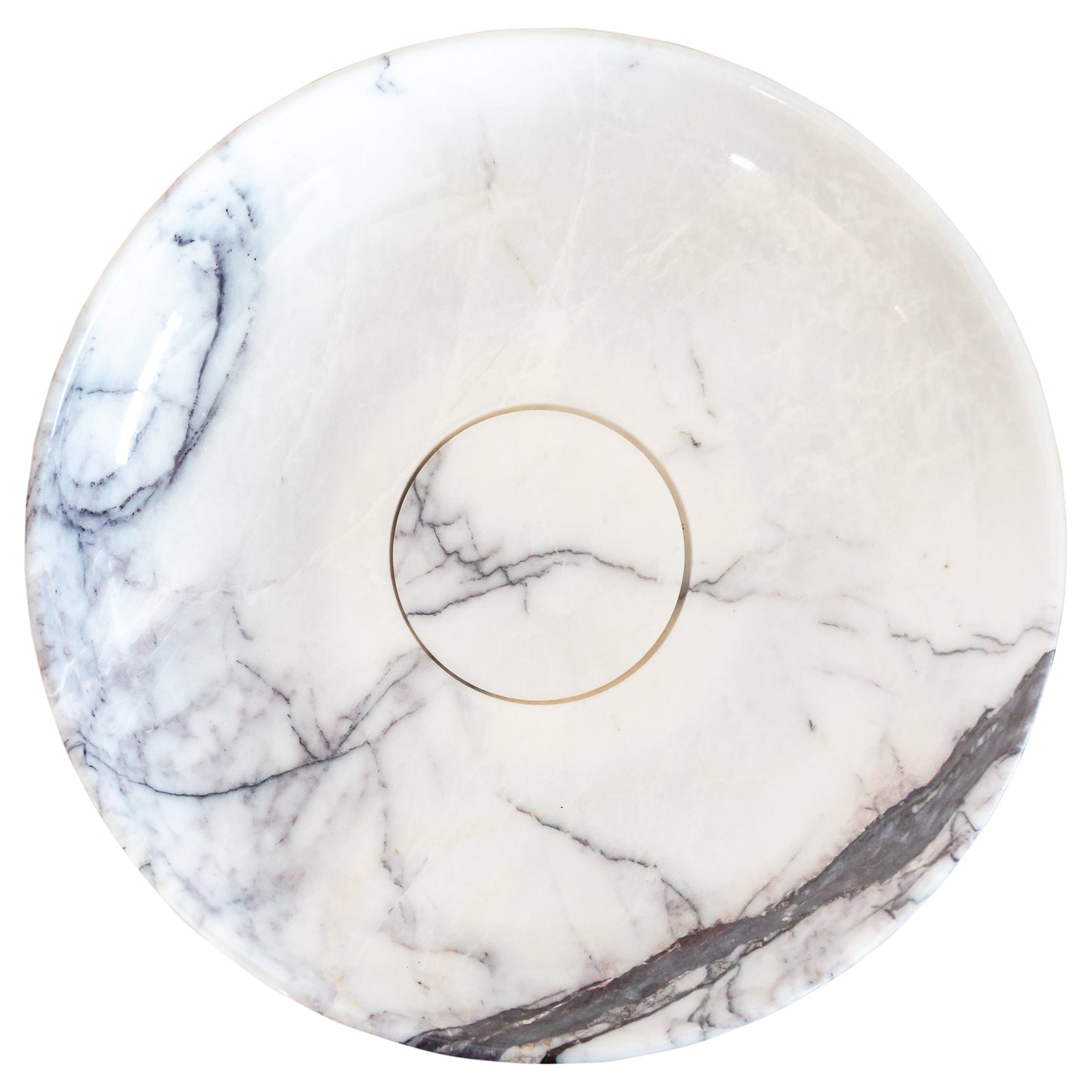 New York Marble Natural Stone Above Counter Sink Polished (D)15.5"  (H)4.5"