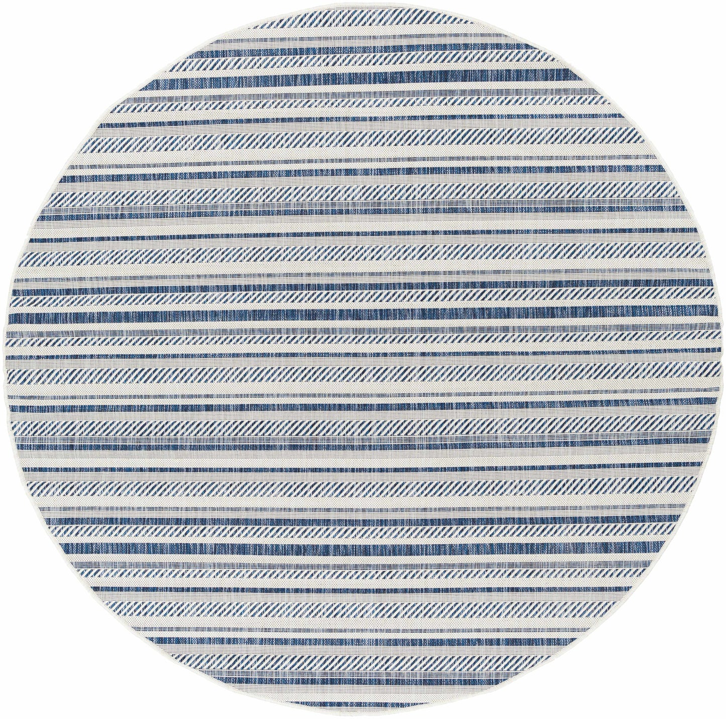 Olin White&Blue Performance Rug