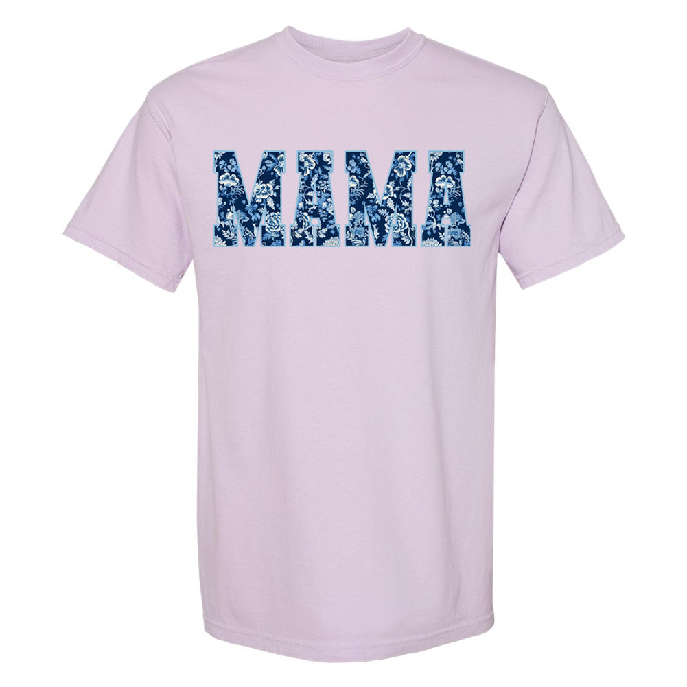 'Blue & White Chinoiserie Mama' T-Shirt