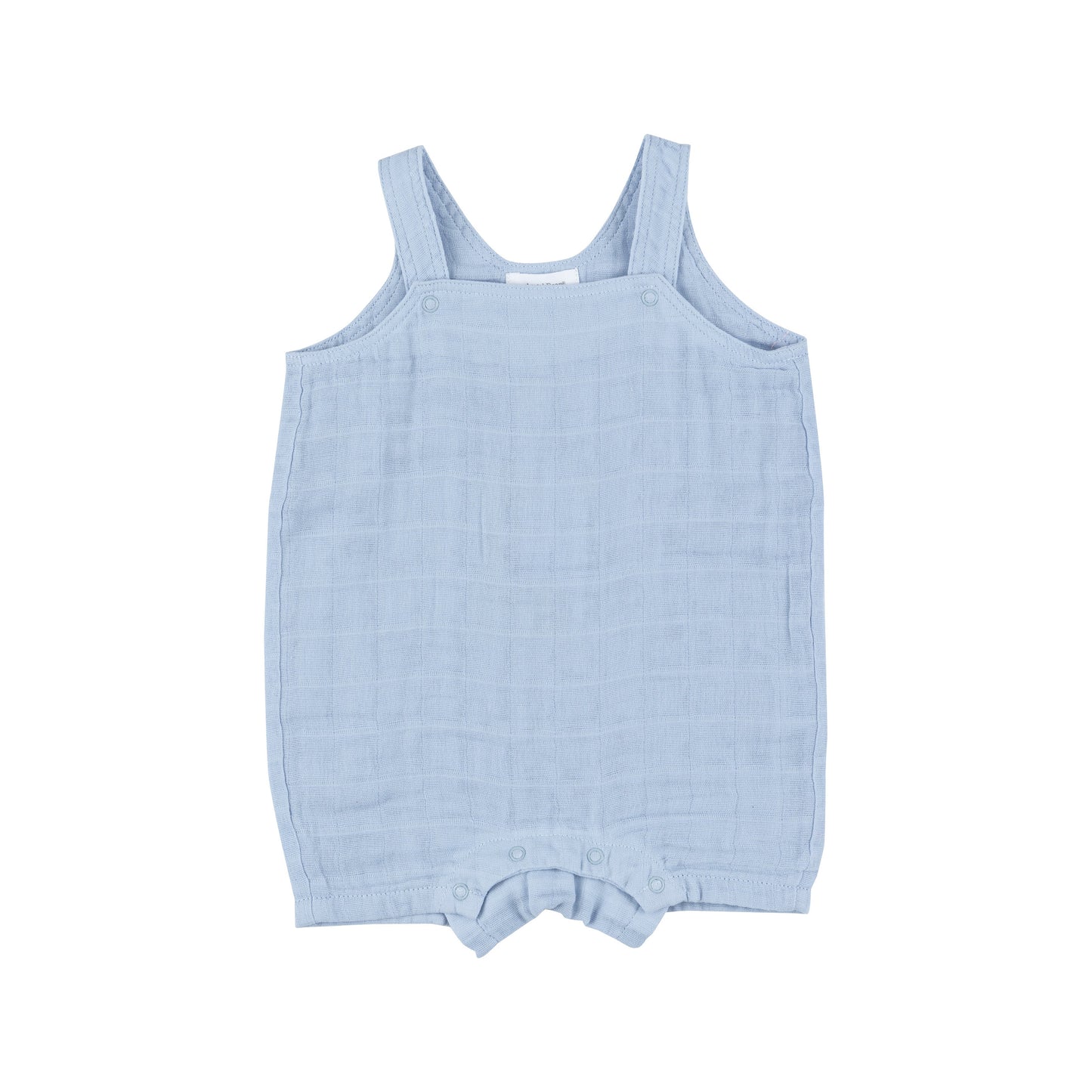 Overall Shortie - Dusty Blue Solid Muslin