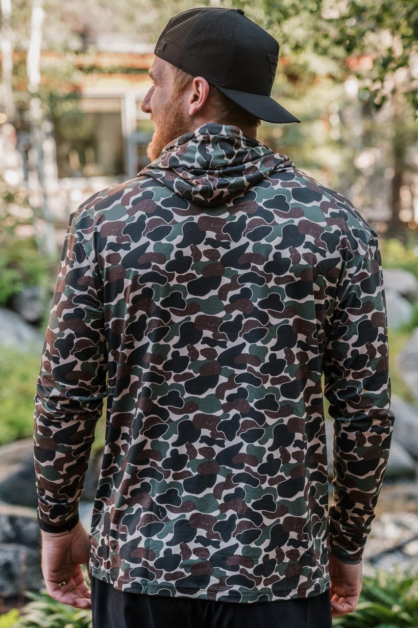 Burlebo Adult Performance Hoodie Throwback Camo