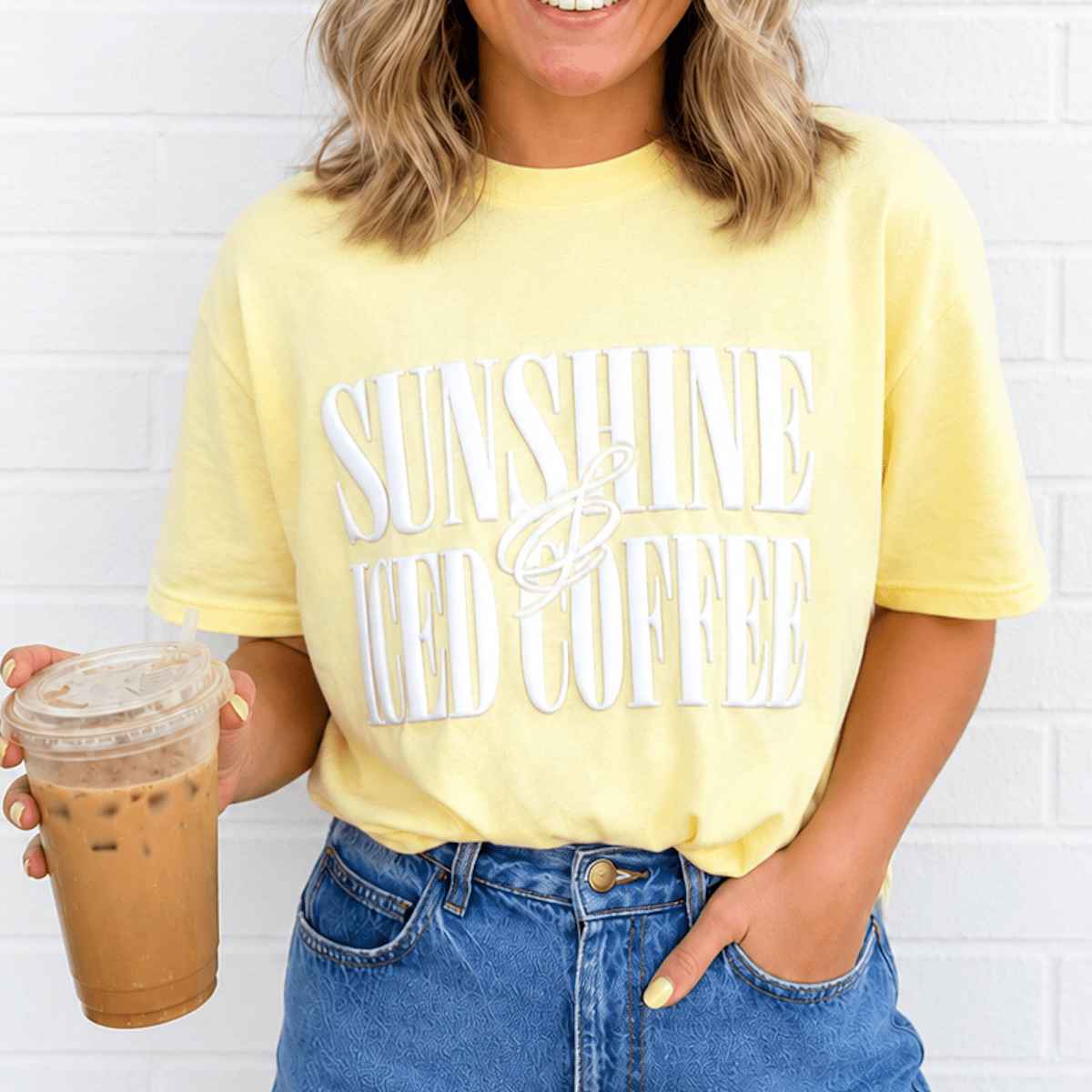 PUFF 'Sunshine & Iced Coffee' T-Shirt
