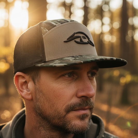 Realtree Original 7 Panel Duck Logo Hat