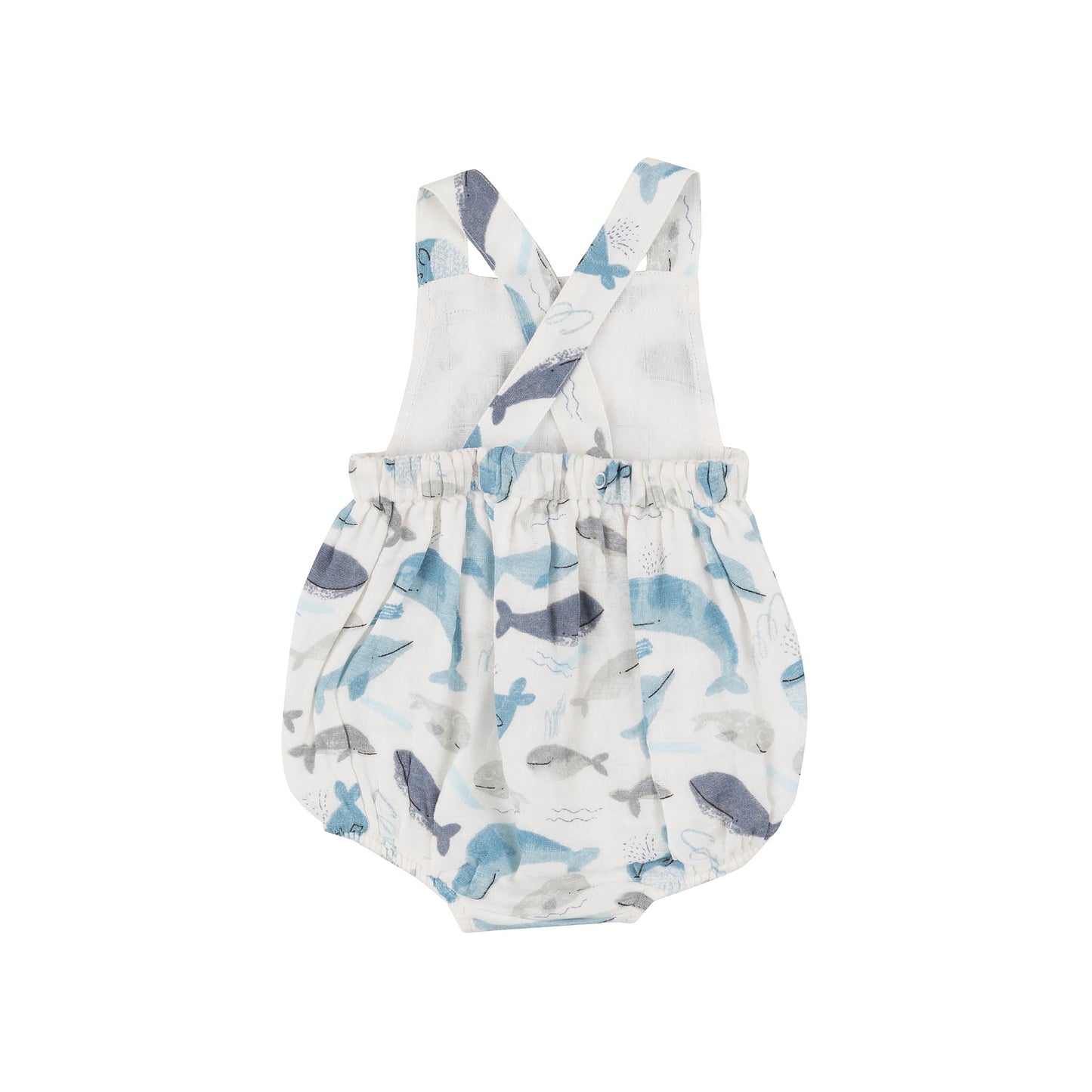 Retro Sunsuit - Blue Whales