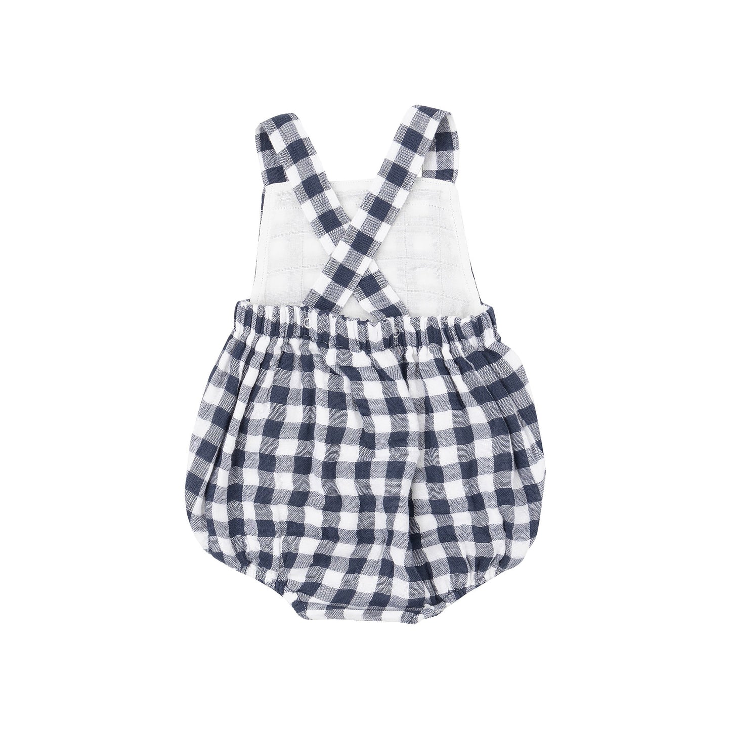 Retro Sunsuit - Gingham Navy