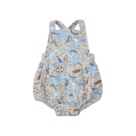 Retro Sunsuit - Nautical Notebook