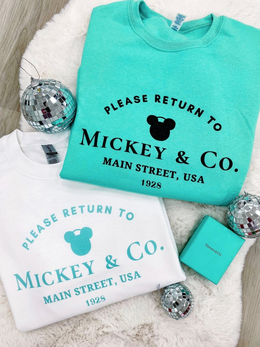 'Return To Mickey & Co.' Crewneck Sweatshirt