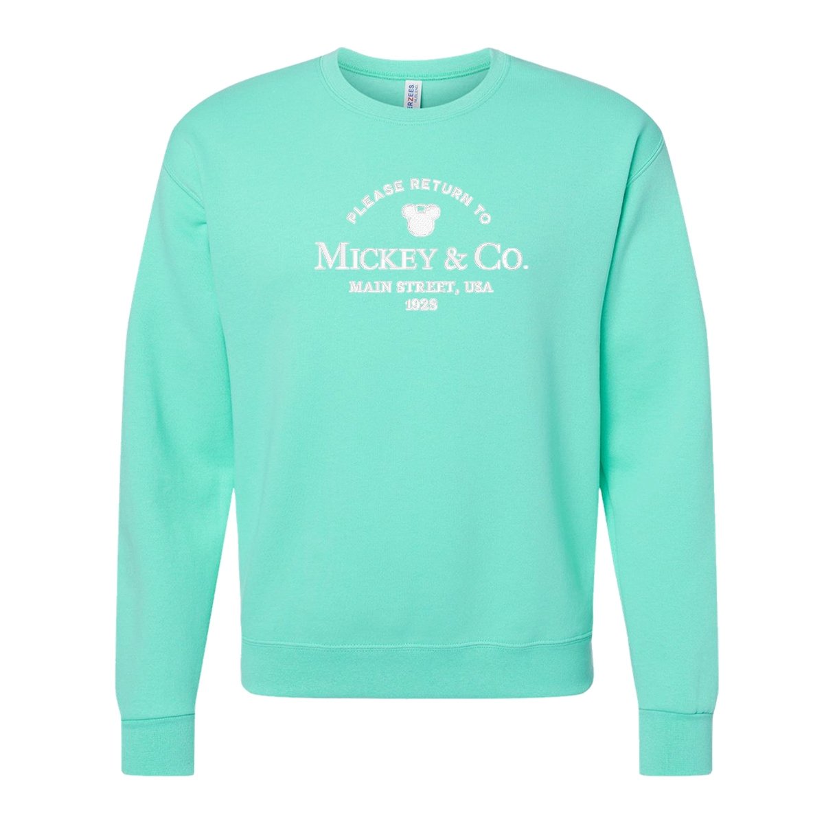 'Return To Mickey & Co.' Embroidered Crewneck Sweatshirt