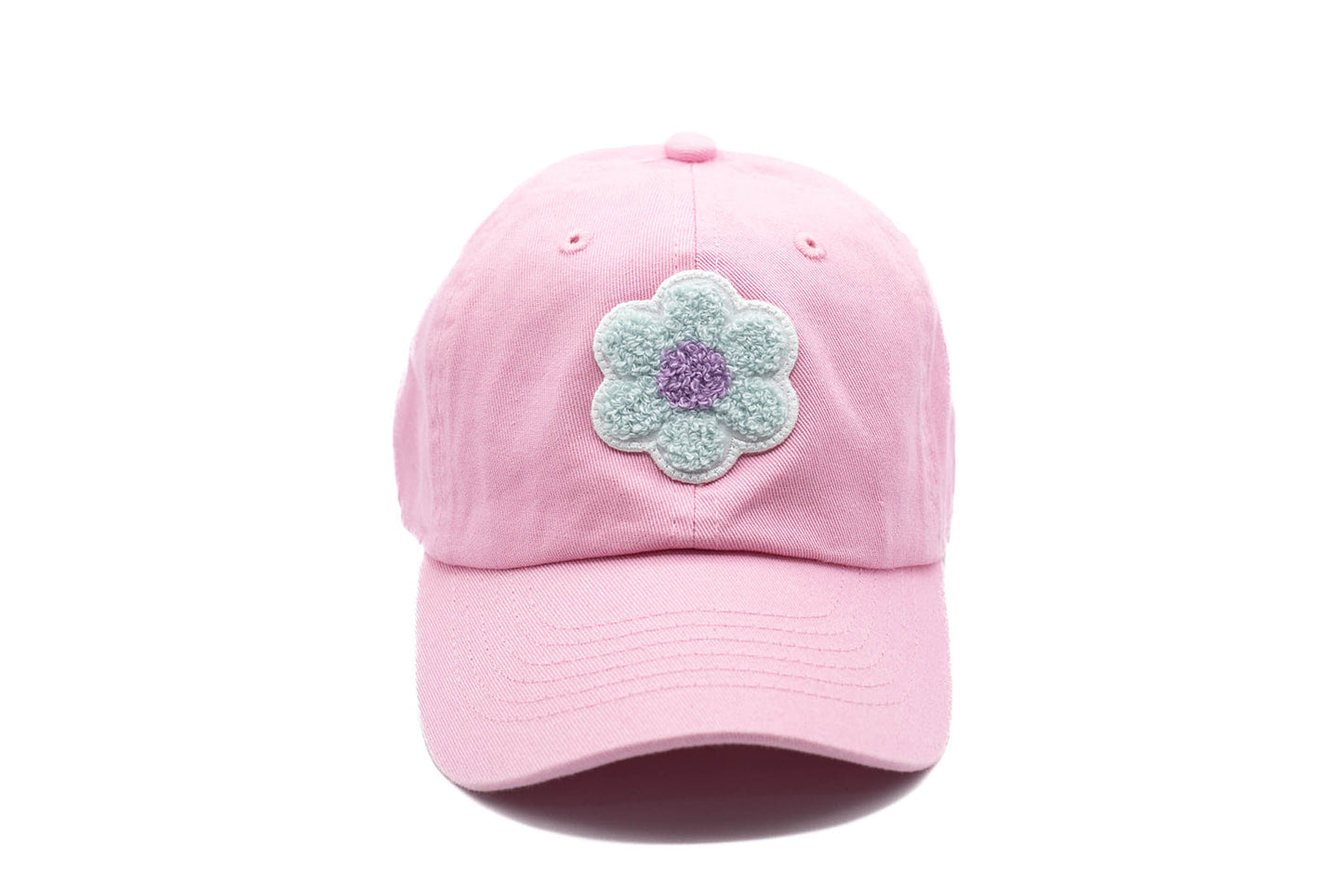 Light Pink Terry Flower Hat