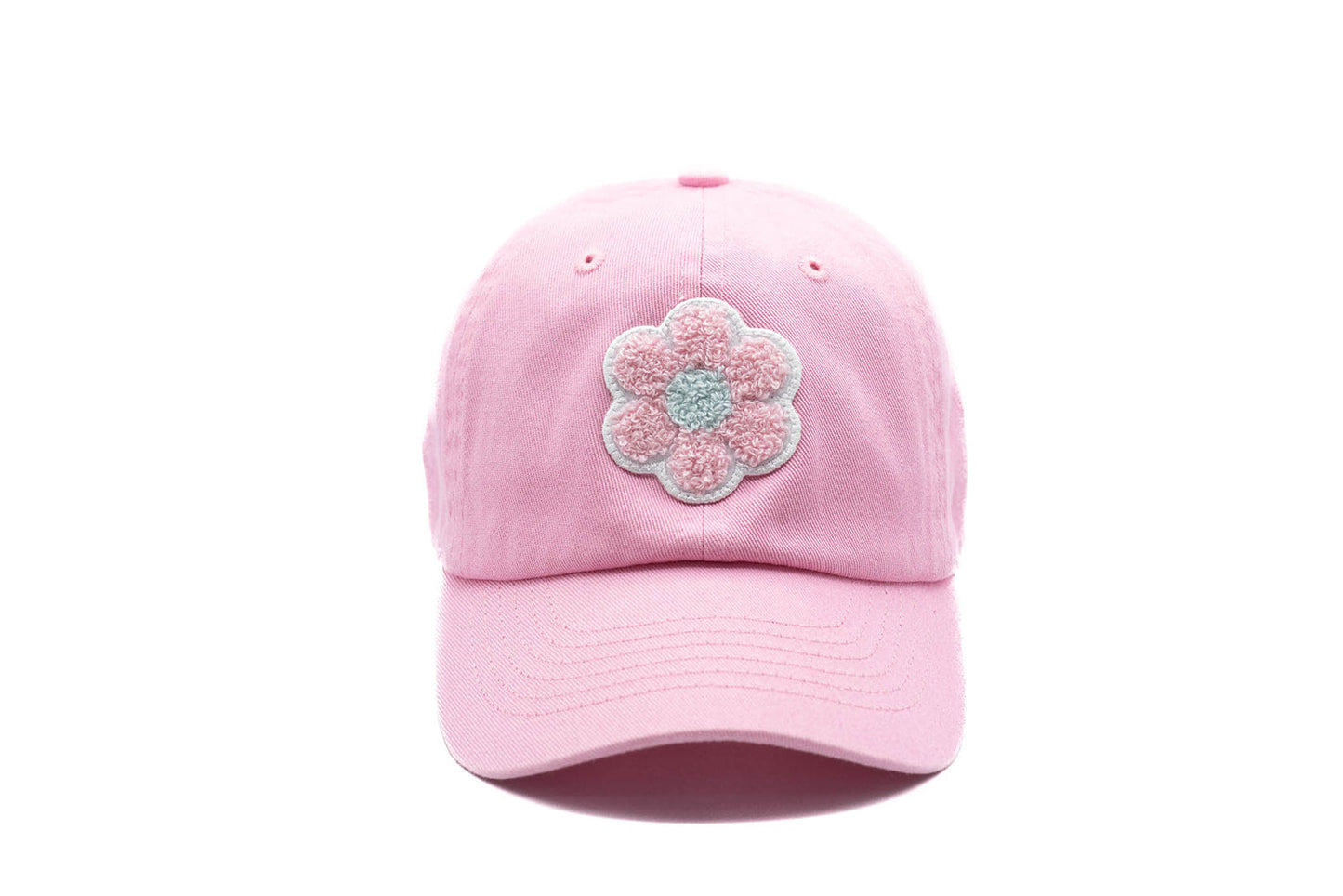 Light Pink Terry Flower Hat