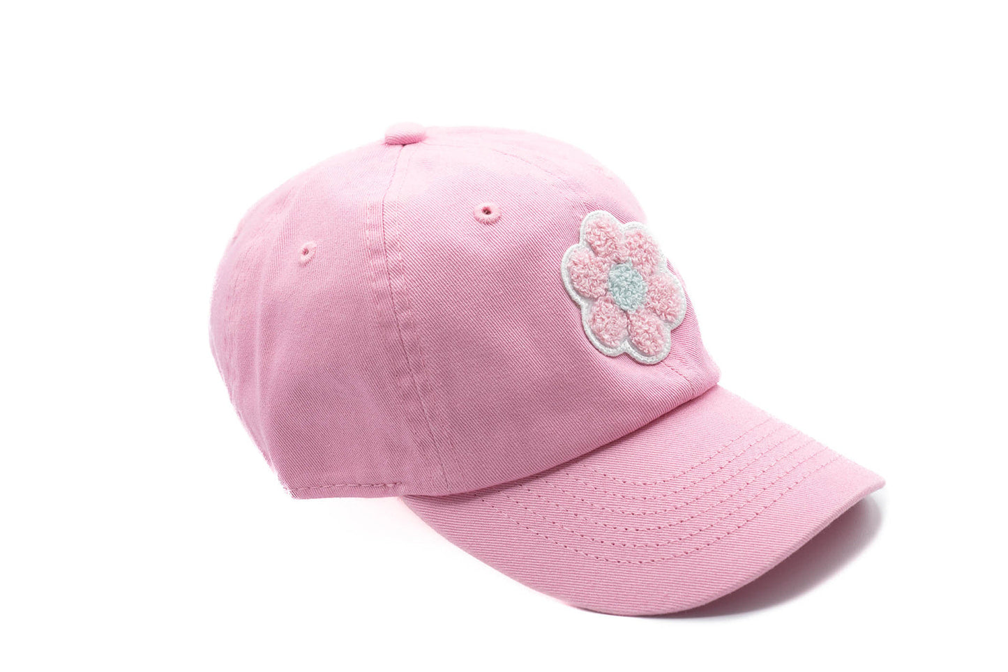 Light Pink Terry Flower Hat