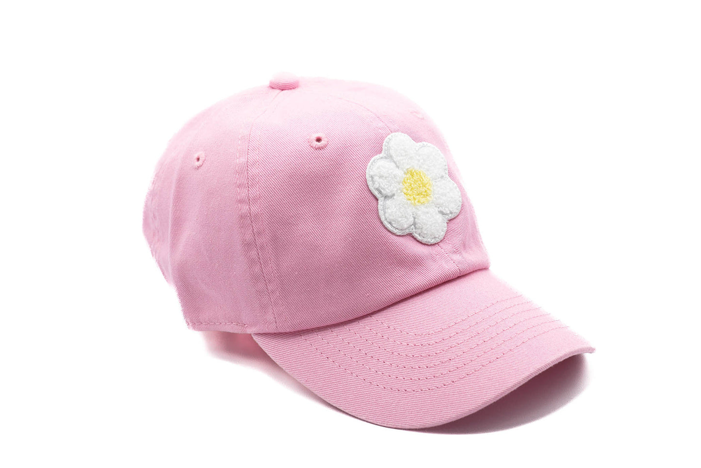 Light Pink Terry Flower Hat