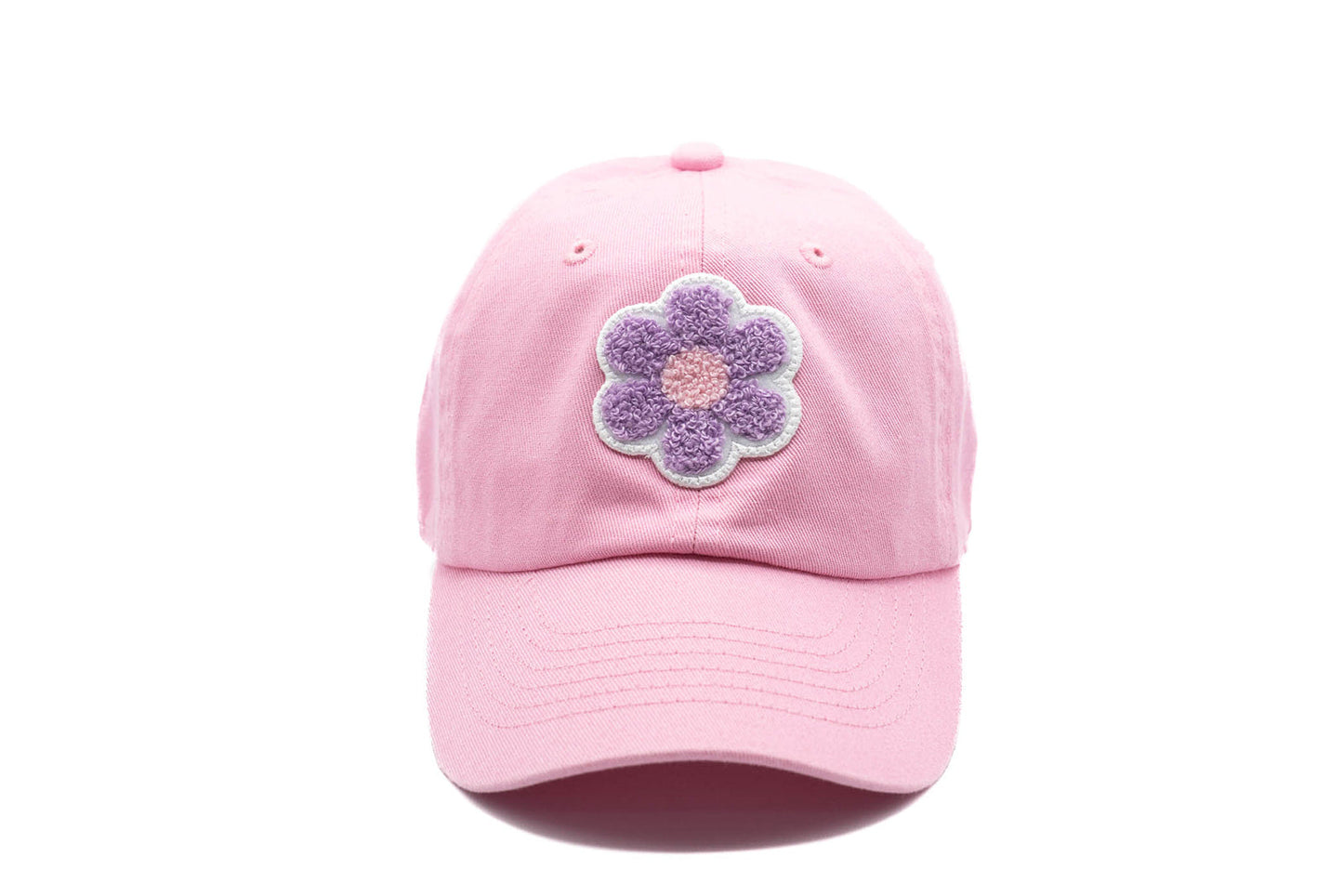 Light Pink Terry Flower Hat