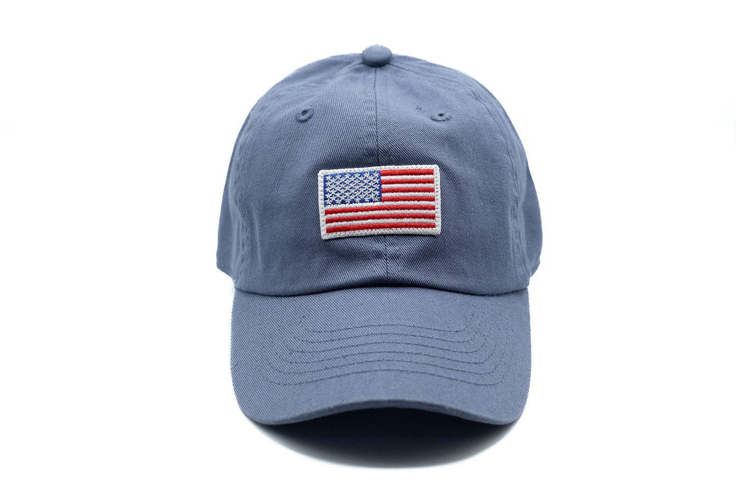 Dusty Blue Flag Baseball Hat