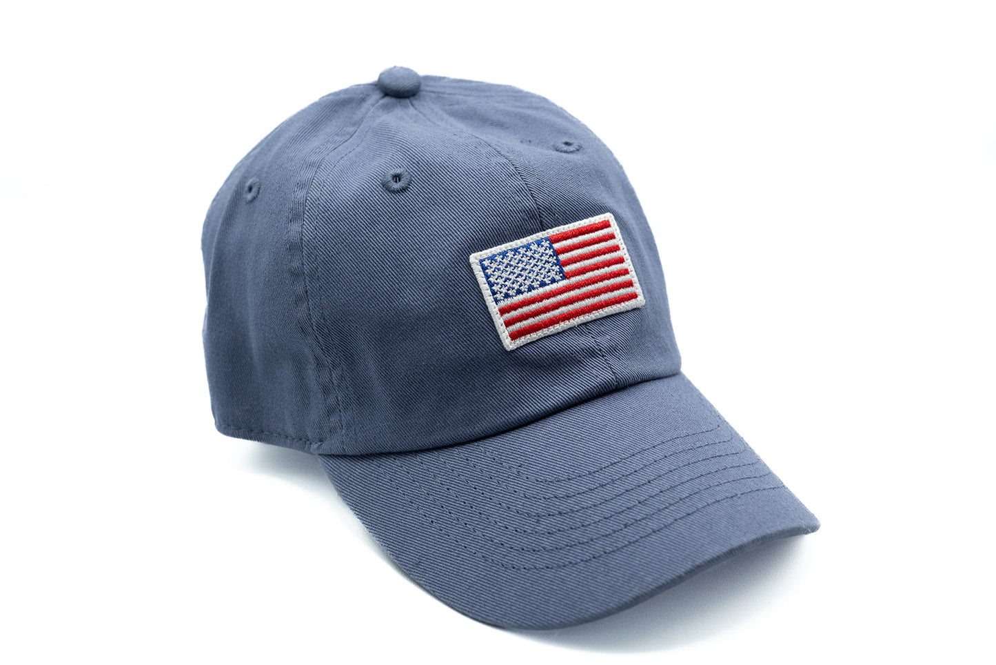 Dusty Blue Flag Baseball Hat