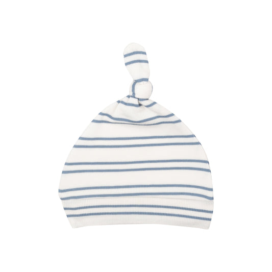 Rib Knotted Hat - Anchor Rib Stripe