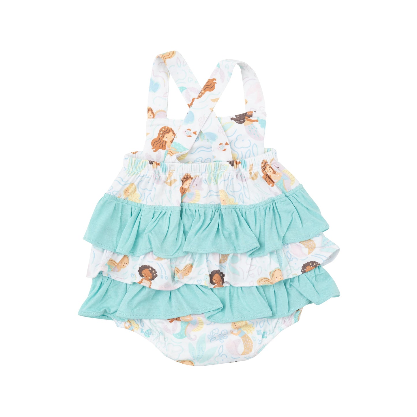 Ruffle Sunsuit - Magical Mermaids