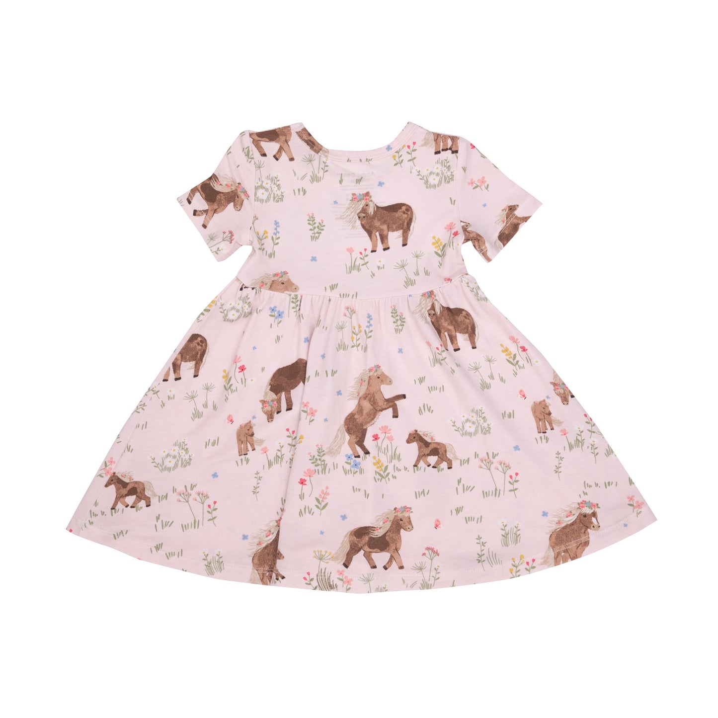 S/S Twirly Dress - Watercolor Ponies