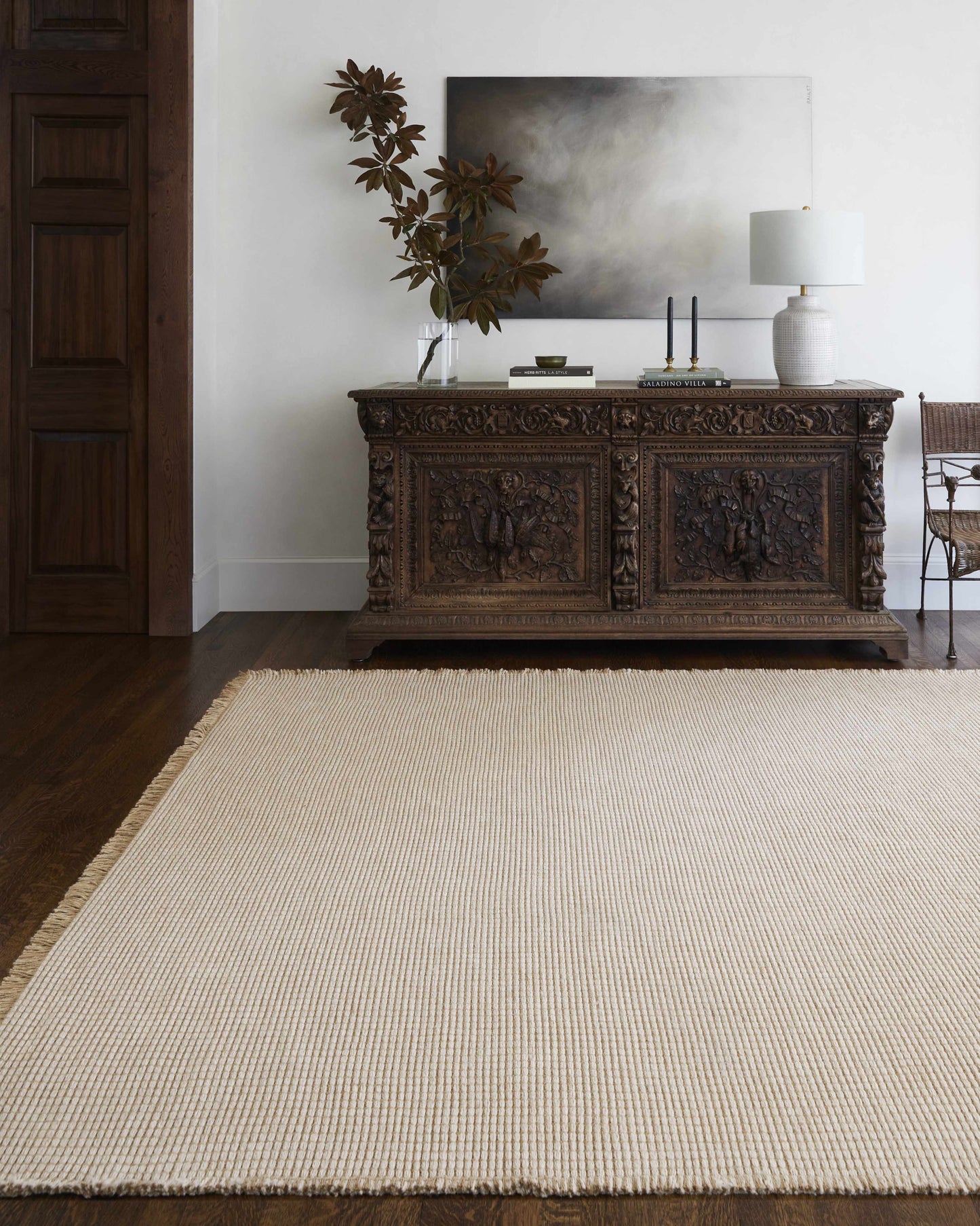 Kimi Jute Cream Area Rug - Becki Owens x Livabliss