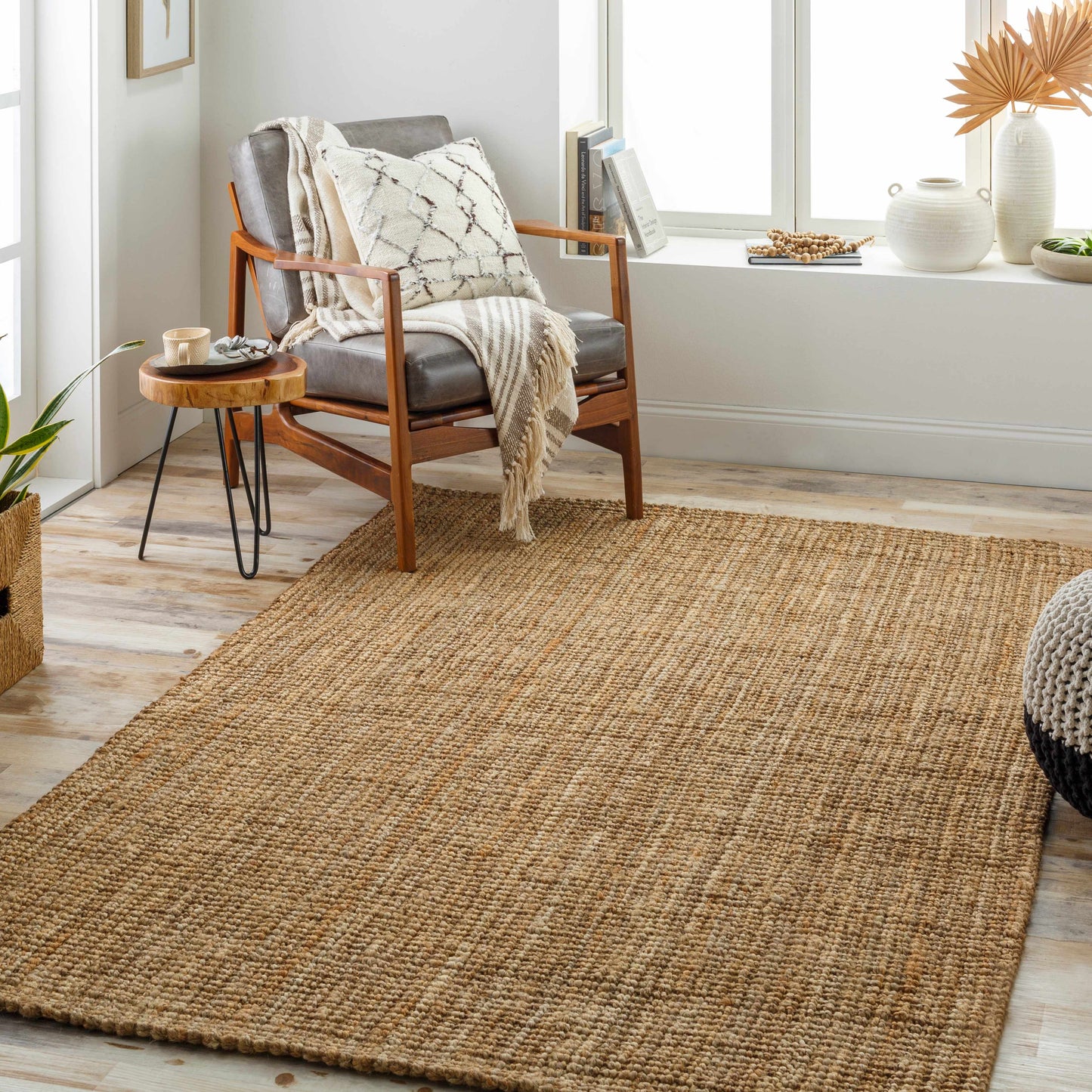 Calla Jute Tan Area Rug - Livabliss x Becki Owens