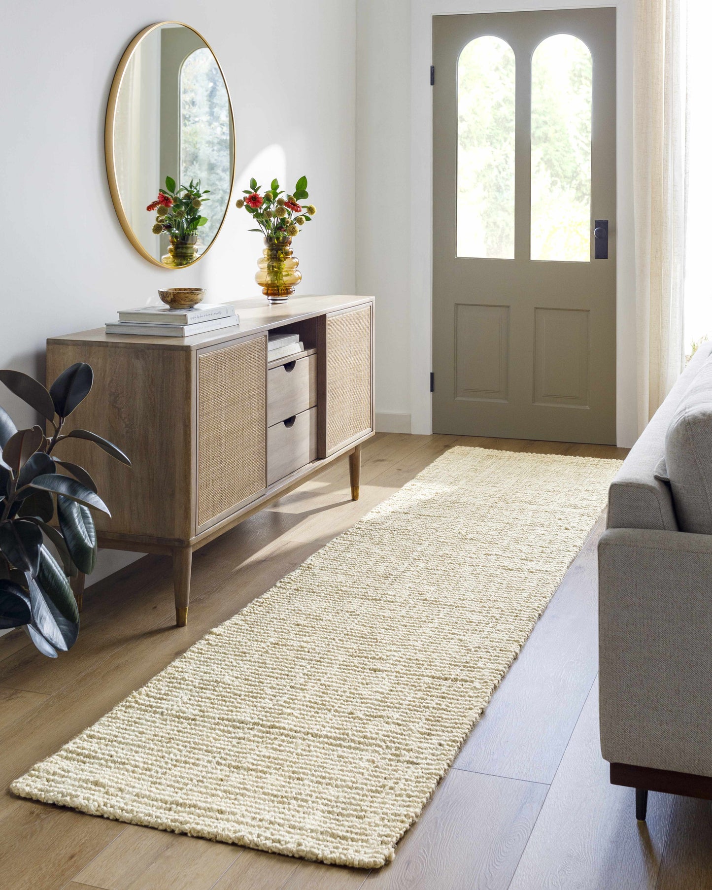 Calla Jute Beige Area Rug - Surya x Becki Owens