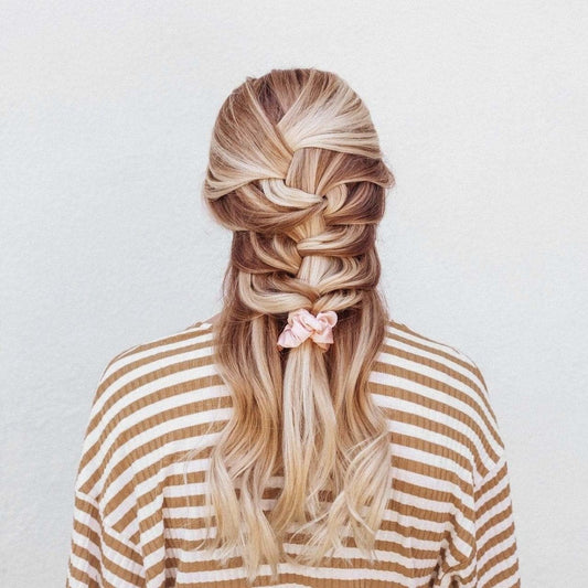 Metallic Scrunchies - Blush